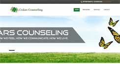 Desktop Screenshot of cedarscounseling.com